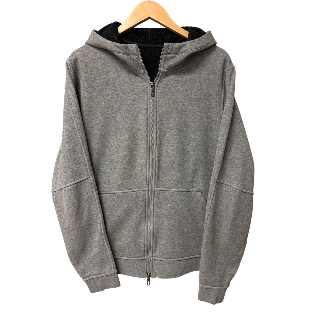Lululemon Ritual Jacket Heathered Core Medium Grey Men's L Athleisure Athletic - Picture 4 of 10